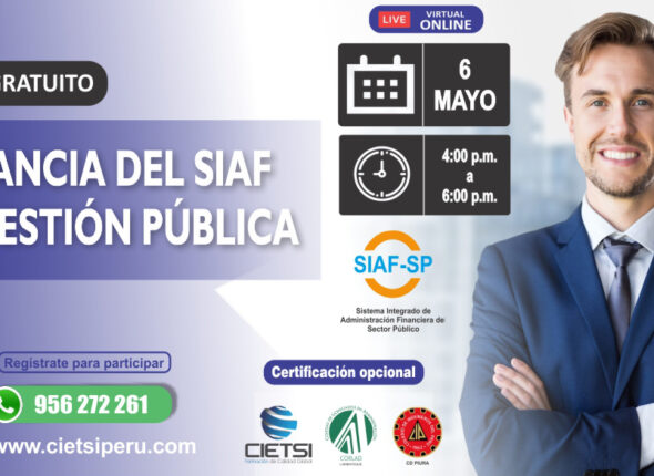 SEMINARIO IMPORTANCIA DEL SIAF EN LA GESTIÓN PÚBLICA 2023
