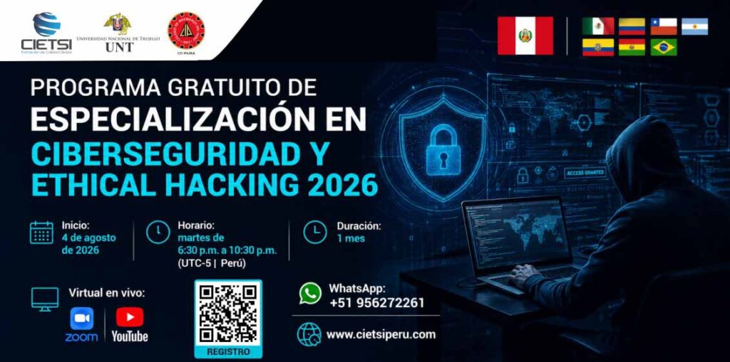 PROGRAMA GRATUITO DE ESPECIALIZACIÓN EN CIBERSEGURIDAD Y ETHICAL HACKING 2