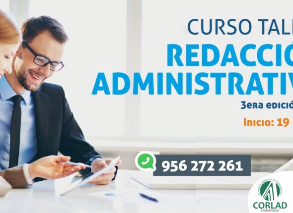 CURSO TALLER REDACCIÓN ADMINISTRATIVA 2019 - 3ERA EDICIÓN