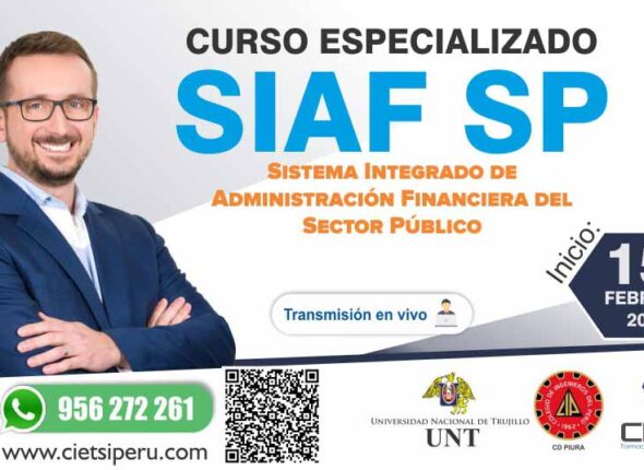 CURSO ESPECIALIZADO SIAF SP 2024