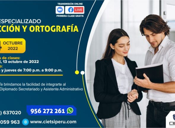 CURSO ESPECIALIZADO EN REDACCIÓN Y ORTOGRAFÍA 2022