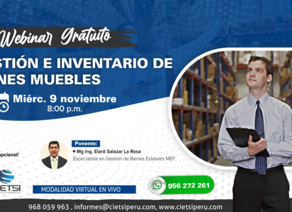 WEBINAR GESTIÓN E INVENTARIO DE BIENES MUEBLES 2022