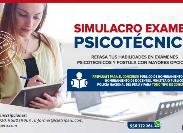 SIMULACRO EXAMEN PSICOTÉCNICO