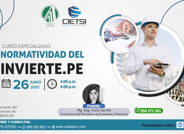 CURSO ESPECIALIZADO NORMATIVIDAD DEL INVIERTE.PE 2021
