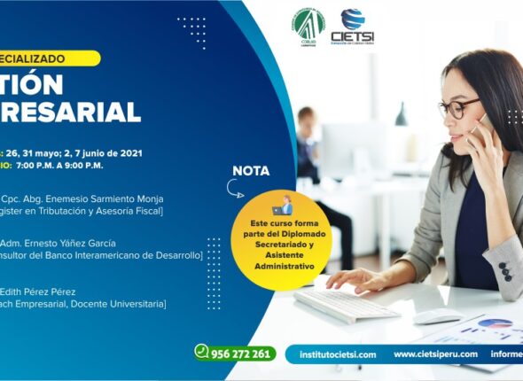 CURSO ESPECIALIZADO GESTIÓN EMPRESARIAL 2021