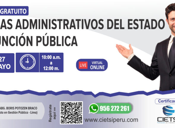 SEMINARIO GRATUITO SISTEMAS ADMINISTRATIVOS DEL ESTADO Y LA FUNCIÓN PÚBLICA