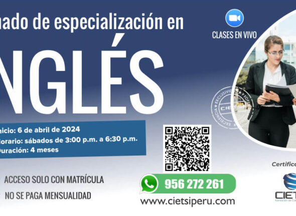 DIPLOMADO DE ESPECIALIZACIÓN EN INGLÉS 2024