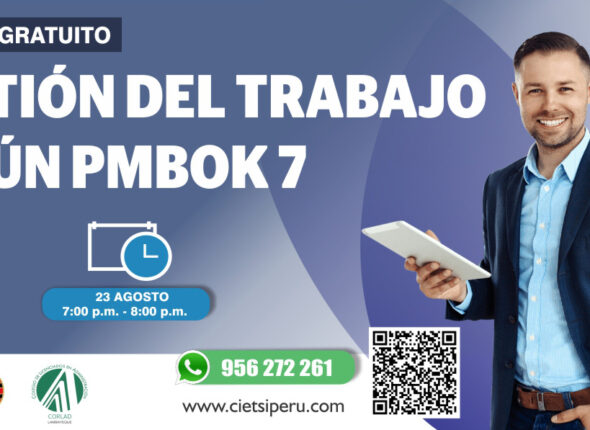 WEBINAR GRATUITO GESTIÓN DEL TRABAJO SEGÚN EL PMBOK 7