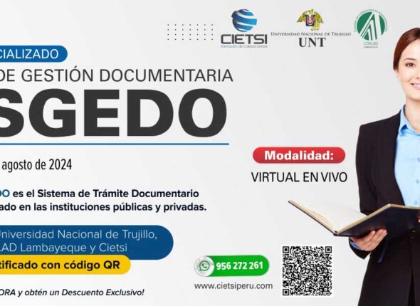 CURSO ESPECIALIZADO SISTEMA DE GESTIÓN DOCUMENTARIA - SISGEDO 2024