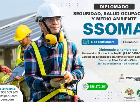 DIPLOMADO EN SEGURIDAD, SALUD OCUPACIONAL Y MEDIO AMBIENTE – SSOMA 2022 2023