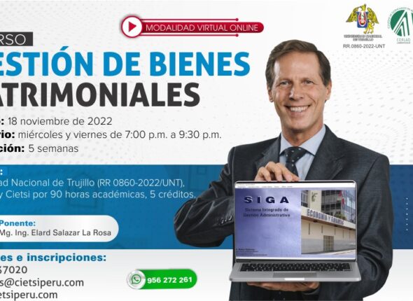 CURSO GESTION DE BIENES PATRIMONIALES 2022