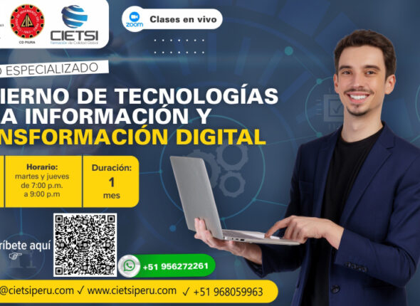 CURSO ESPECIALIZADO GOBIERNO DE TECNOLOGÍAS DE LA INFORMACIÓN Y TRANSFORMACIÓN DIGITAL 2023