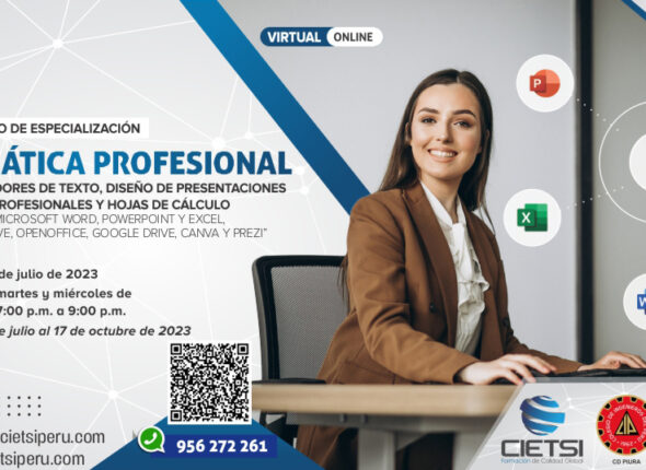 DIPLOMADO DE ESPECIALIZACIÓN OFIMÁTICA PROFESIONAL 2023