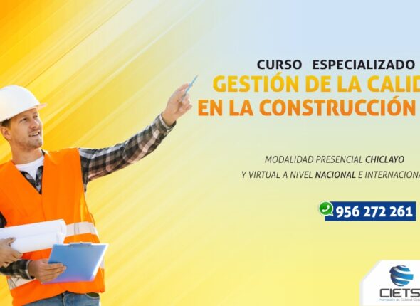 CURSO ESPECIALIZADO GESTIÓN DE LA CALIDAD EN LA CONSTRUCCIÓN