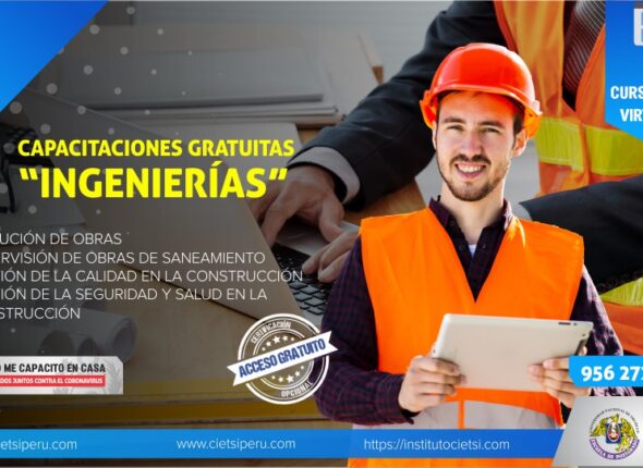 3ER PAQUETE DE CAPACITACIONES GRATUITAS VIRTUALES (INGENIERÍAS) 2020