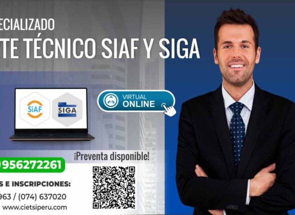 CURSO ESPECIALIZADO SOPORTE TÉCNICO SIAF SP Y SIGA MEF 2025