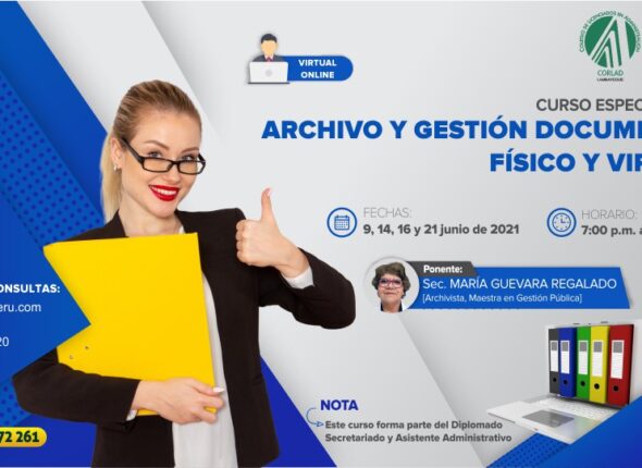 CURSO ESPECIALIZADO ARCHIVO Y GESTIÓN DOCUMENTAL FÍSICO Y VIRTUAL 2021