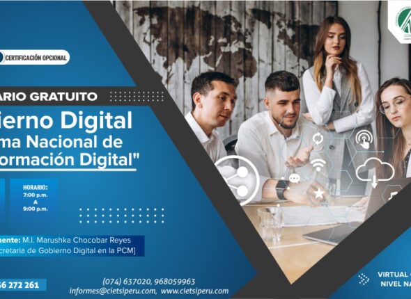 SEMINARIO GOBIERNO DIGITAL “SISTEMA NACIONAL DE TRANSFORMACIÓN DIGITAL" 2020