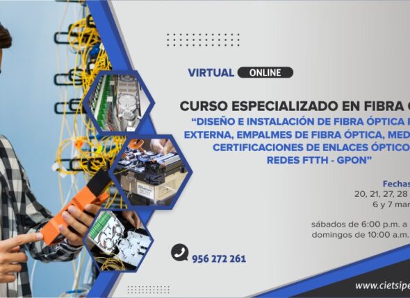 CURSO ESPECIALIZADO EN FIBRA ÓPTICA 2021
