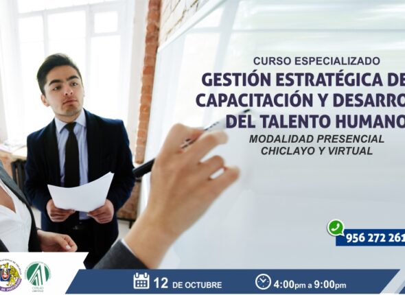 CURSO ESPECIALIZADO GESTIÓN ESTRATÉGICA DE LA CAPACITACIÓN Y DESARROLLO DEL TALENTO HUMANO 2019