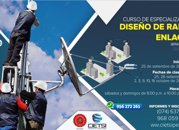 CURSO DE ESPECIALIZACIÓN DISEÑO DE RADIOENLACES 3ERA EDIC. 2021