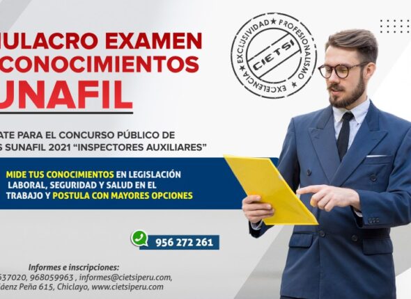 SIMULACRO EXAMEN DE CONOCIMIENTOS SUNAFIL 2021